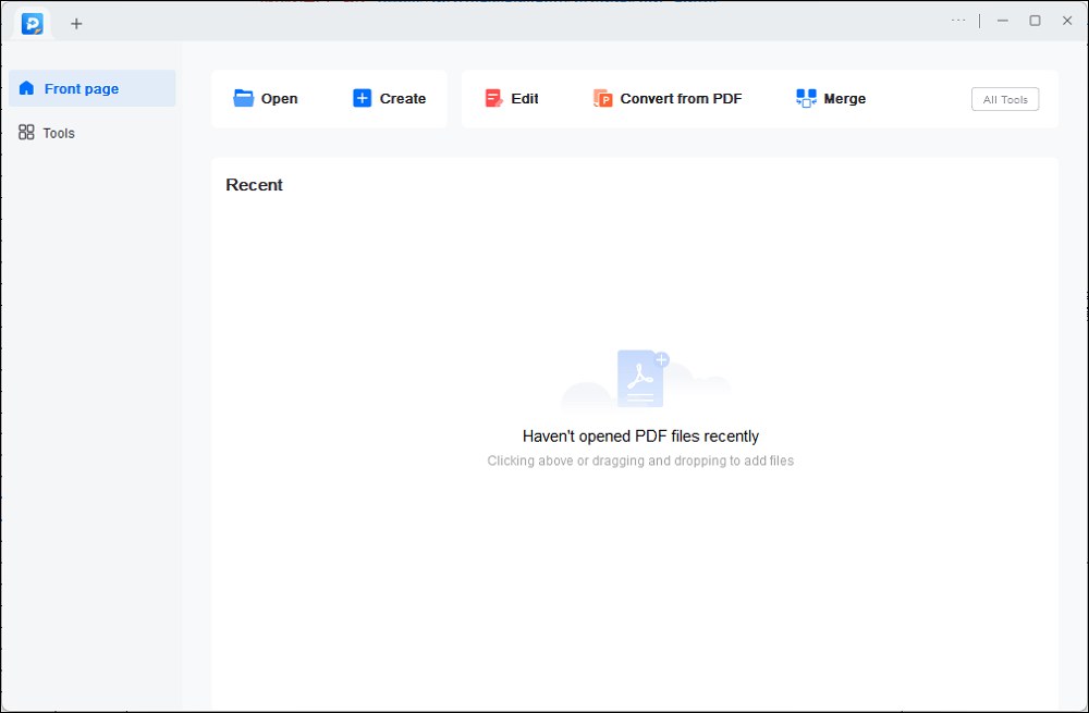 Importe PDF para o Editor de PDF EaseUS